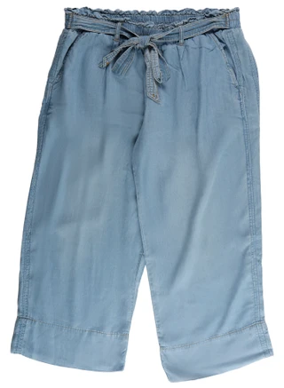 Thumbnail 1: Workshop Plus Cropped Tencel Belted Pants 