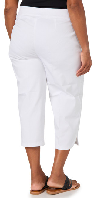 Thumbnail 2: Coral Bay Plus Pull On Studded Hem Capris  