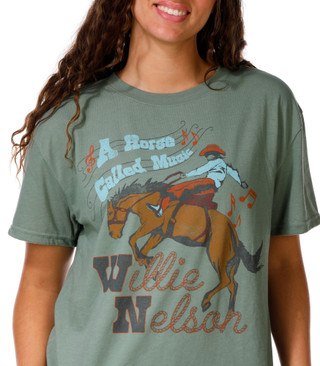 Thumbnail 2: Willie Nelson Juniors Willie Nelson Graphic Tee 