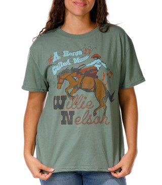 Thumbnail 1: Willie Nelson Juniors Willie Nelson Graphic Tee 