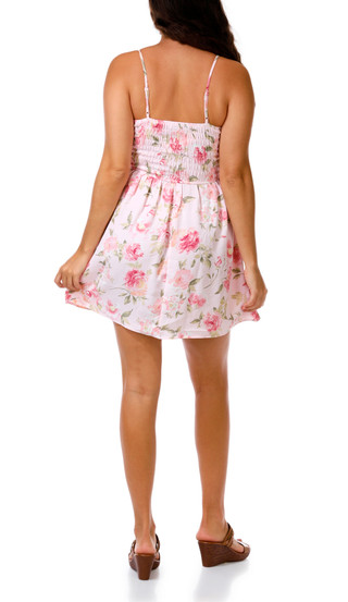 Thumbnail 2: INSPIRED HEARTS Juniors Floral Mini Dress 