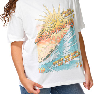 Thumbnail 2: BILLABONG Juniors Where Suns Collide Oversized Tee 