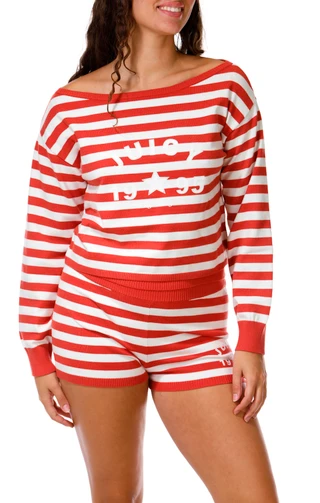 Thumbnail 3: Juicy Couture Juniors 2 Pc Striped Shorts Set 