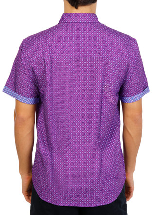 Thumbnail 2: Nick Graham Men's Stretch Modern Fit Button Down Shirt 