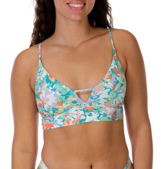 Thumbnail 1: BILLABONG Juniors Bella Costa V Neck Cami Tank Bikini Top 