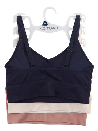 Thumbnail 2: Nautica Women's 3 Pk Seamless Bras  