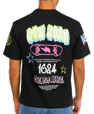 Thumbnail 2: Eighty Eight Men's Neon New York T-Shirt 