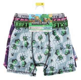 Thumbnail 2: Minecraft Boys 3 Pk Ultra Cool Boxer Briefs  
