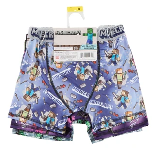 Thumbnail 6: Minecraft Boys 3 Pk Print Athletic Boxer Briefs  