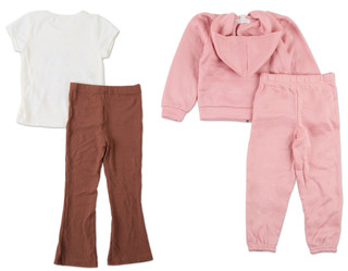Thumbnail 2: Nannette Toddler Girls 4 Pc Pants Set 
