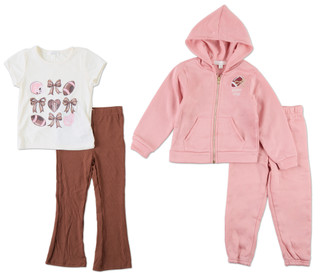 Thumbnail 1: Nannette Toddler Girls 4 Pc Pants Set 