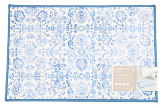 Thumbnail 1: EVERWASH 20x32 Floral Cashmere Washable Bath Rug  