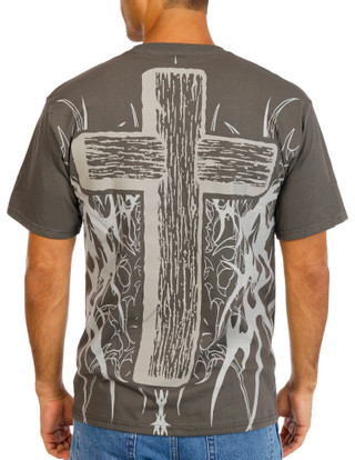 Thumbnail 2: Vibes Men's Reaper Graphic T-Shirt 