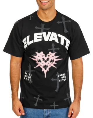 Thumbnail 1: Vibes Men's Elevate Graphic T-Shirt 