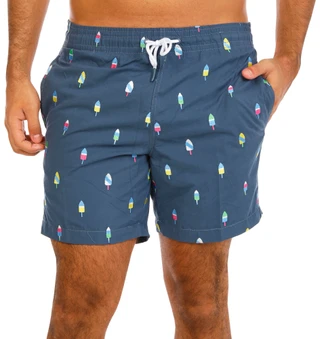 Thumbnail 1: Trunks Men's Embroidered Popsicle Swim Shorts  