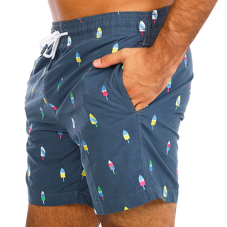 Thumbnail 3: Trunks Men's Embroidered Popsicle Swim Shorts  