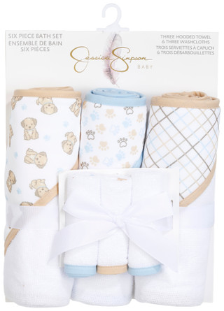 Thumbnail 1: Jessica Simpson Baby 6 Pc Bath Towel Set 