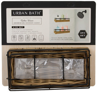 Thumbnail 1: Urban bath 2 Pk Adhesive Shower Caddies 