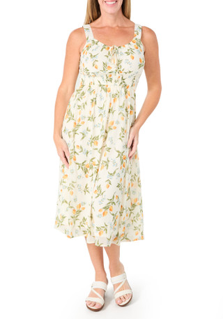 Thumbnail 4: JAPNA Juniors Sleeveless Floral Peasant Dress 