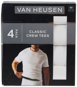 Thumbnail 1: Van Heusen Men's 4 Pk Classic Crew Tees 