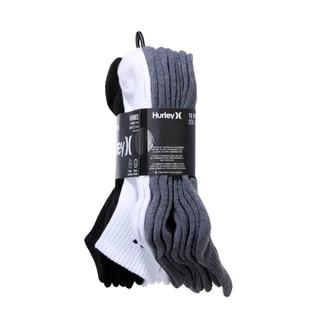 Thumbnail 2: Hurley Men's 10 Pk Quarter Crew Socks 