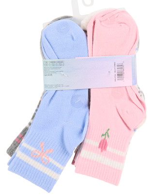 Thumbnail 2: Capelli Girls 8 Pk Quarter Socks  