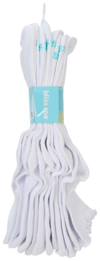 Thumbnail 2: Bliss Spa Women's 6 Pk Aloe Vera Infused Super Soft Socks 