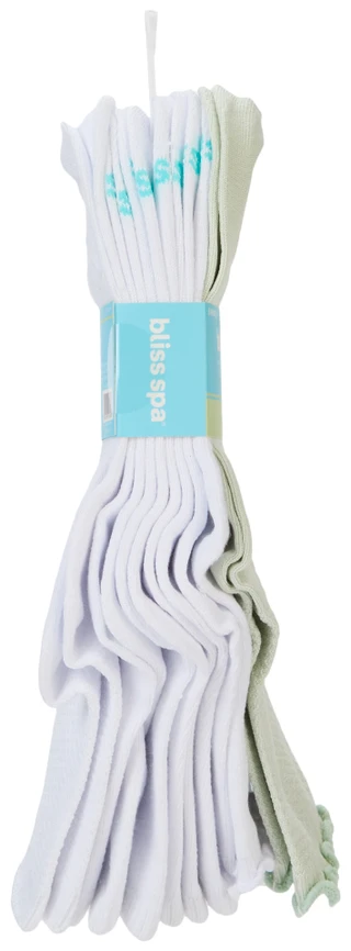 Thumbnail 2: Bliss Spa Women's 6 Pk Aloe Vera Infused Super Soft Socks 