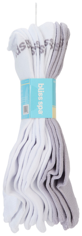 Thumbnail 2: Bliss Spa Women's 6 Pk Shea Butter Infused Super Soft Socks 