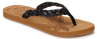 Thumbnail 1: ROXY Women's Feel Breezie Braided Thong Flip Flops 