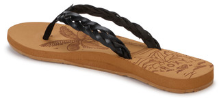 Thumbnail 3: ROXY Women's Feel Breezie Braided Thong Flip Flops 