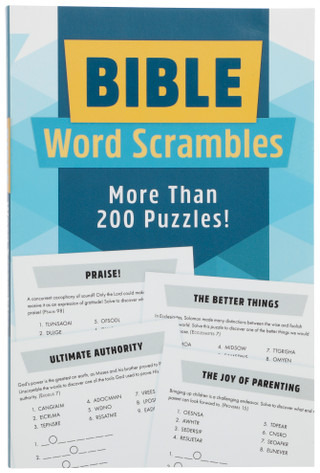 Thumbnail 1: Barbour Publishing Bible Word Scrambles w/ 200+ Puzzles 
