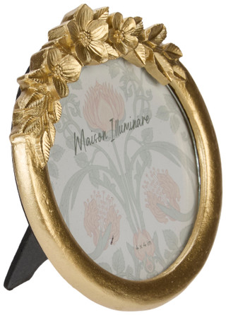 Thumbnail 2: Sagebrook Home 4x4 Round Floral Picture Frame 