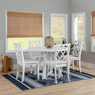 Thumbnail 8: Linon Linon Mayfair 5 Pc. Round Dining Set Grey 