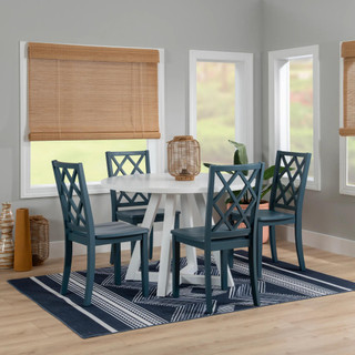 Thumbnail 7: Linon Linon Mayfair 5 Pc. Round Dining Set Grey 