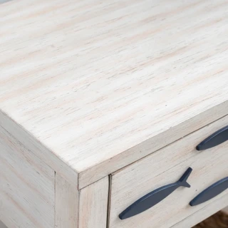 Thumbnail 5: Linon Linon Fisher 32 in. 1 Drawer Fish Console With Shelf  