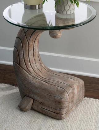 Thumbnail 2: Linon Linon Moby Whale Side Table  