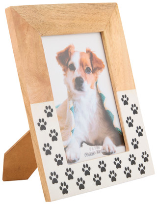 Thumbnail 1: Sagebrook Home 5x7 Resin Dog Paw Picture Frame 