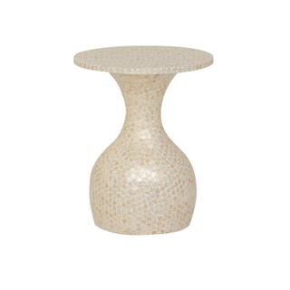 Thumbnail 1: Linon Linon Peary Capiz Hourglass Side Table 