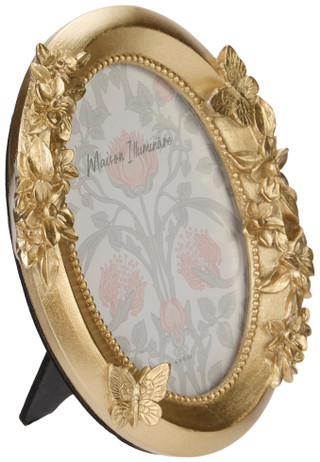 Thumbnail 2: Sagebrook Home Resin Floral Butterfly Picture Frame 