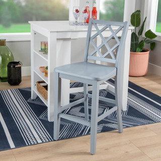 Thumbnail 6: Linon Linon Mayfair 3 Pc. Counter Height Space Saver Dining Set  