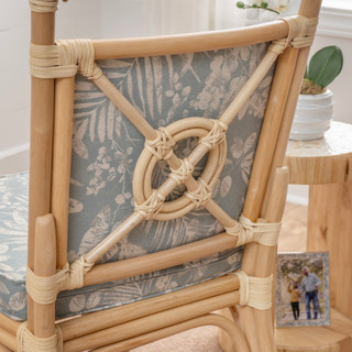 Thumbnail 11: Linon Linon Rankin 2 Pc. Bamboo Accent Chair in Floral Set  