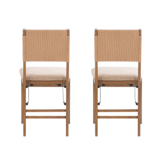 Thumbnail 3: Linon Linon Norway Rope Folding Chair  