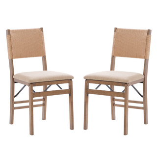 Thumbnail 4: Linon Linon Norway Rope Folding Chair  