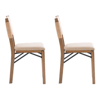 Thumbnail 6: Linon Linon Norway Rope Folding Chair  