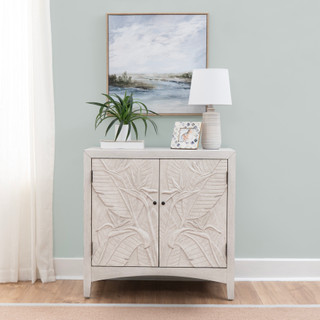 Thumbnail 4: Linon Linon Palmyra 32 in.  2 Door Storage Cabinet 