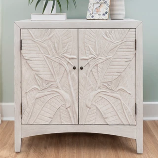 Thumbnail 6: Linon Linon Palmyra 32 in.  2 Door Storage Cabinet 