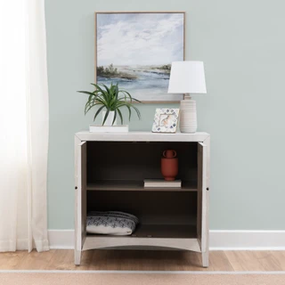 Thumbnail 12: Linon Linon Palmyra 32 in.  2 Door Storage Cabinet 