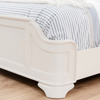 Thumbnail 6: Linon Linon Nori Queen Bed  