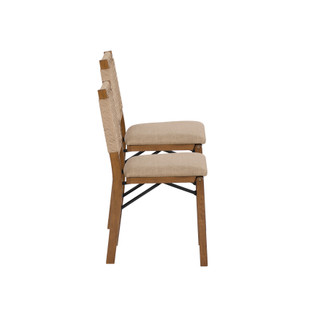 Thumbnail 2: Linon Linon Norwich Woven Back Folding Chair  